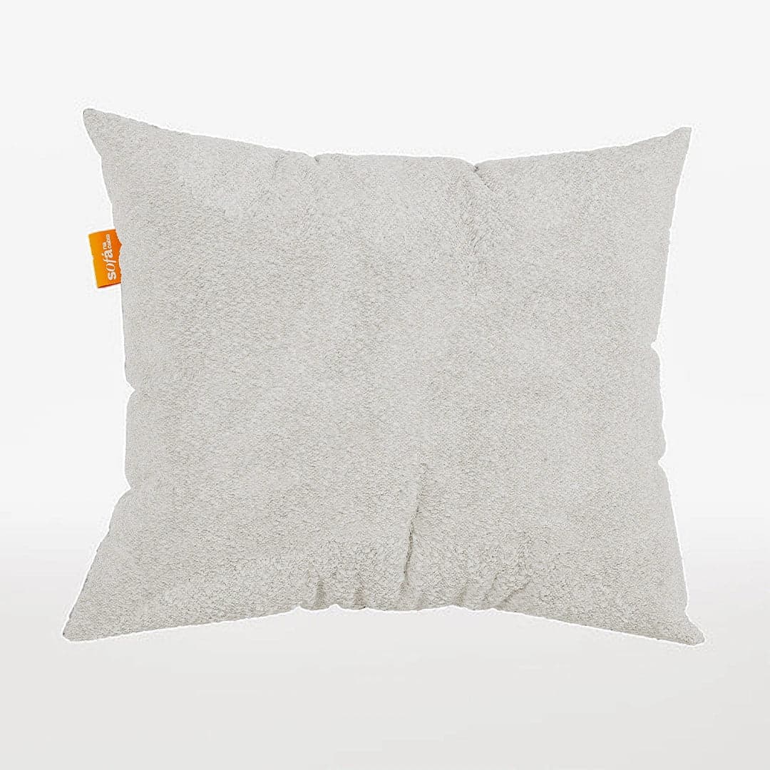 Almofada Tecido Bouclé - Cor Linho - 45x45cm