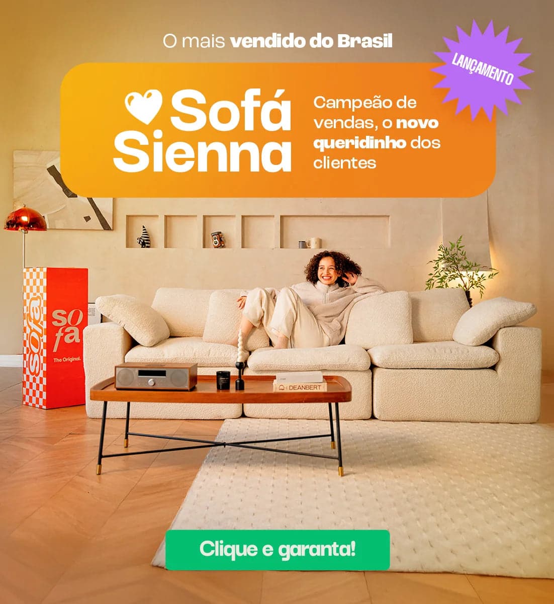 Lançamento Sofá Sienna